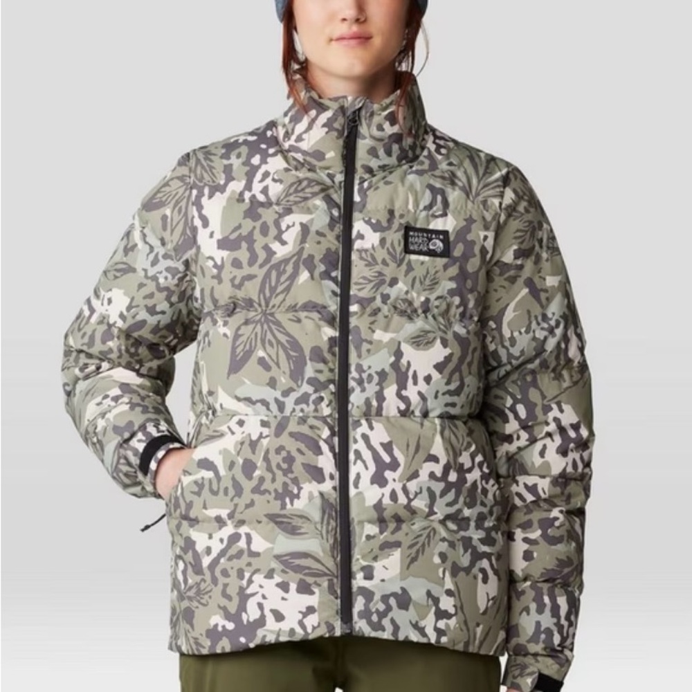 Mountain Hardwear Women's Nevada down Leaf Pattern Puffer Jacket